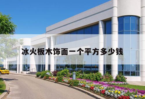 冰火板木飾面一個平方多少錢